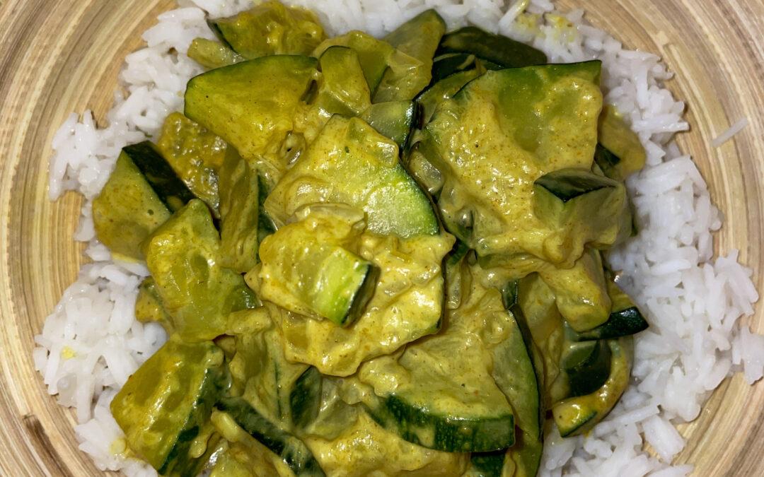 Recette d’un curry de courgettes
