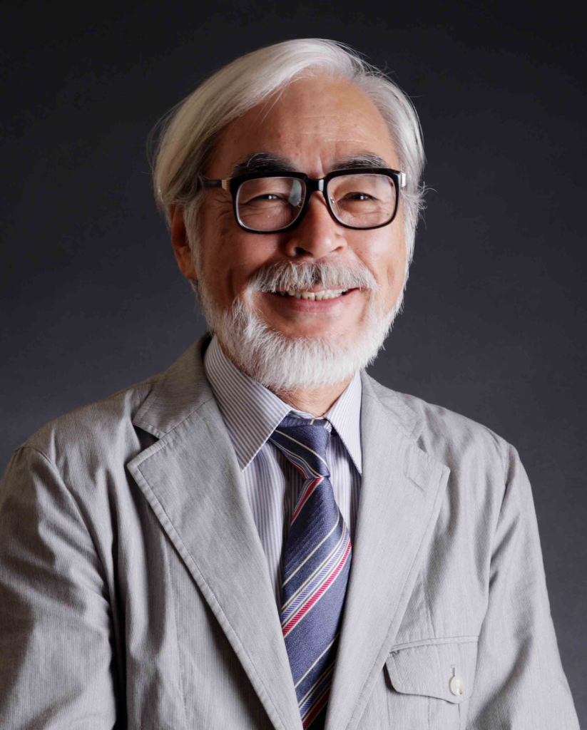Portrait de Hayao Miyazaki 